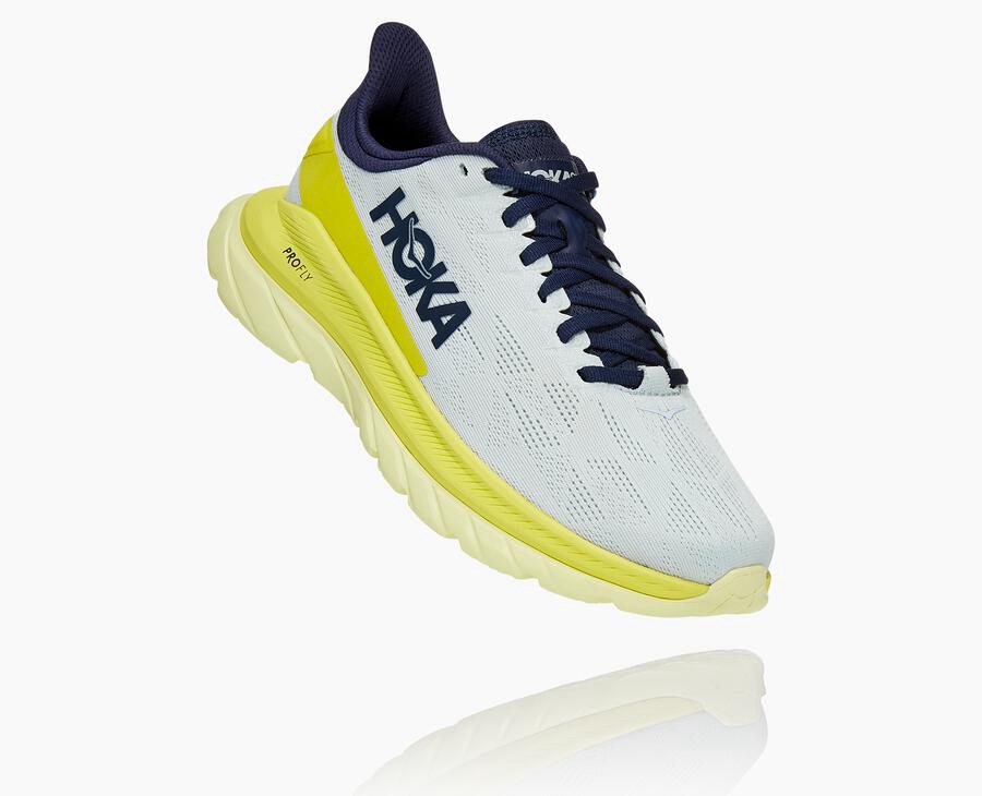 Hoka One One Mach 4 Löparskor Dam - Vita - UCWYS-1425